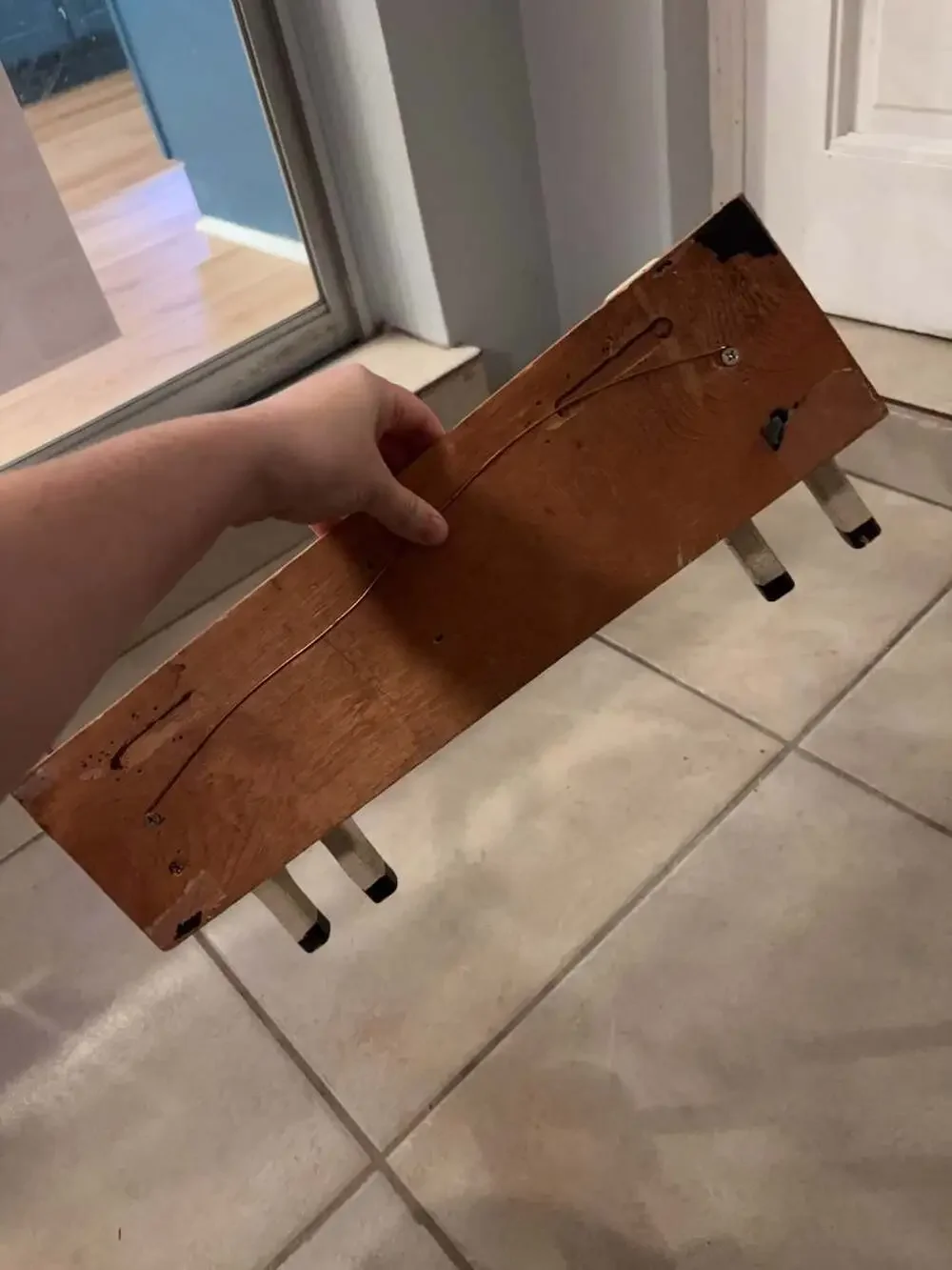 Vintage Wooden Cow Wall Mounted Hand/Bath Towel Holder Folk Art Decor